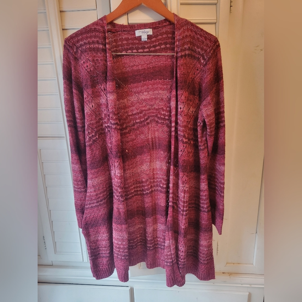 Indigo light weight Cardigan